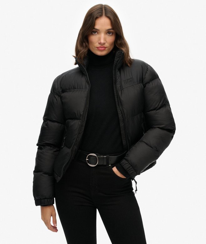 Superdry Black Puffer Jacket