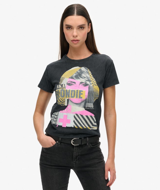 Superdry Blondie X Superdry Fitted T-Shirt