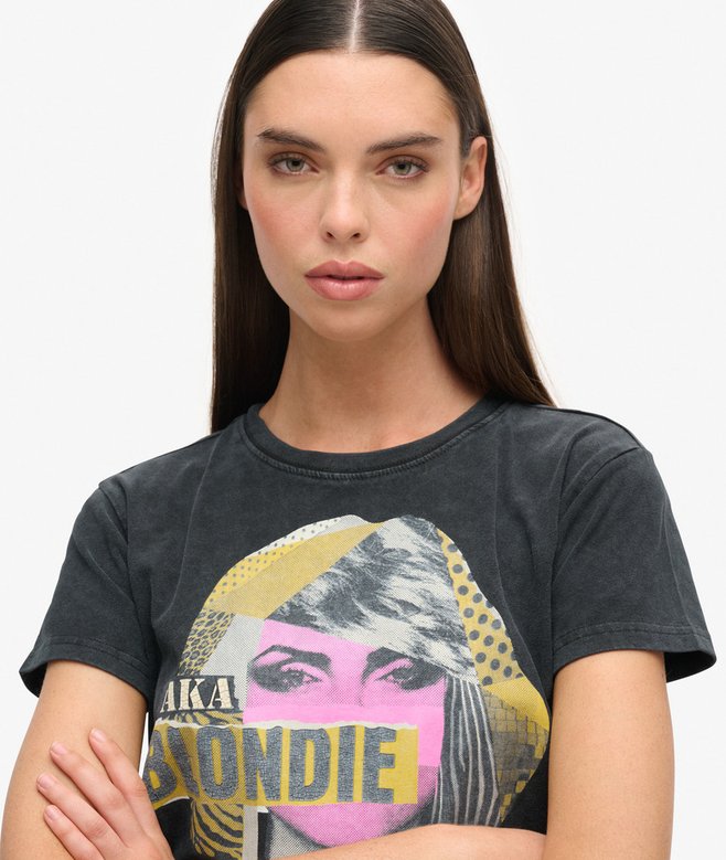 Superdry Blondie X Superdry Fitted T-Shirt
