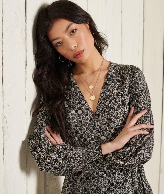 superdry Bohemian Wrap Dress