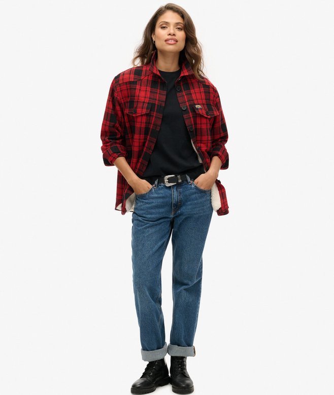 Superdry Borg Check Overshirt