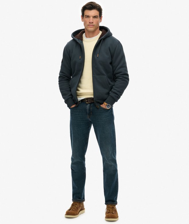Superdry Borg Lined Zip Hoodie
