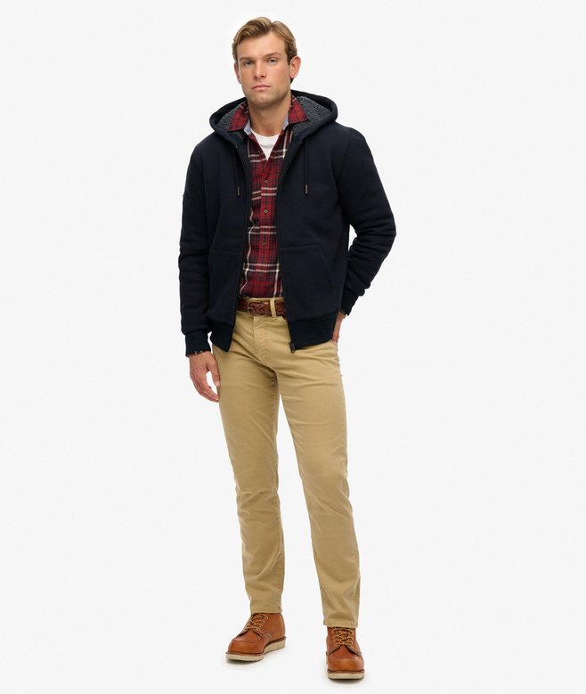 Superdry Borg Lined Zip Hoodie