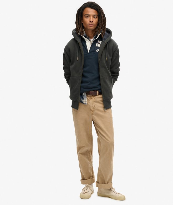 Superdry Borg Lined Zip Hoodie