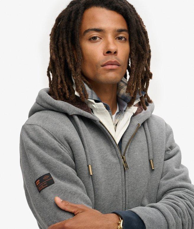 Superdry Borg Lined Zip Hoodie
