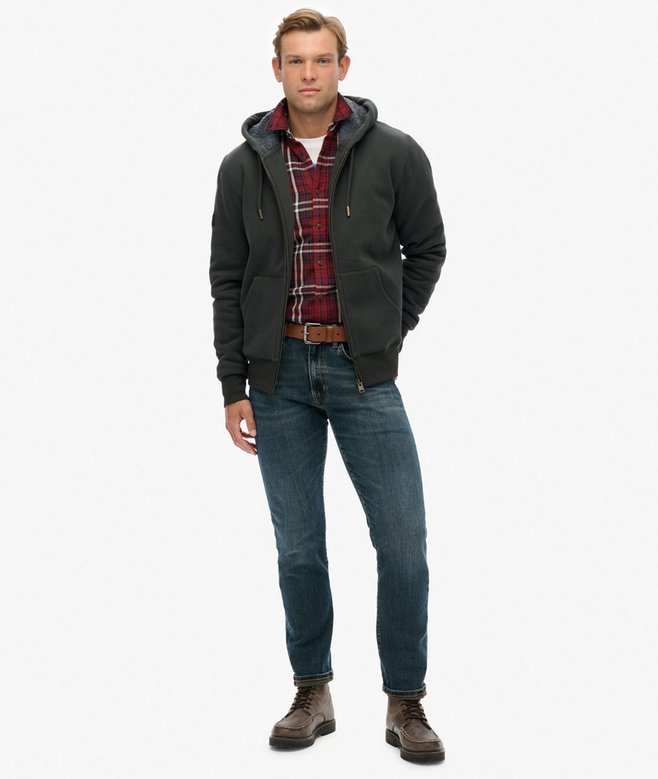Superdry Borg Lined Zip Hoodie