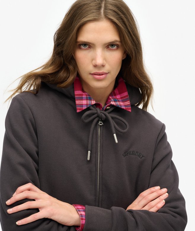 Superdry Borg Lined Zip Hoodie