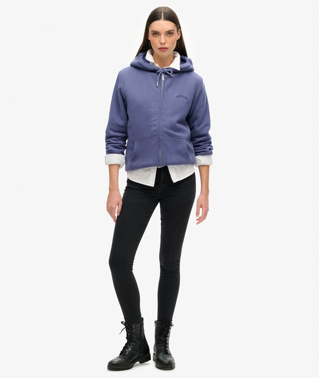 Superdry Borg Lined Zip Hoodie