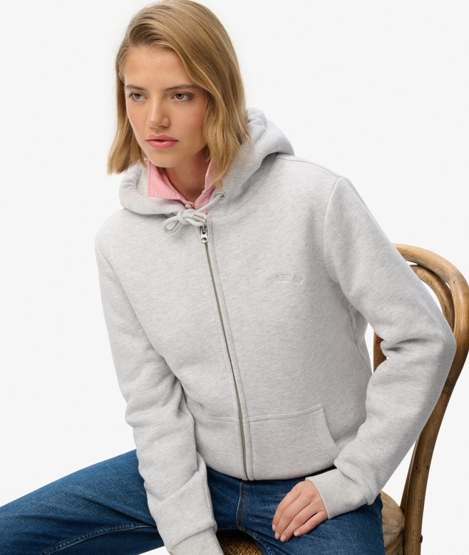 Superdry Borg Lined Zip Hoodie
