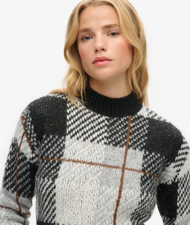 Superdry Boxy Pattern Knit Jumper