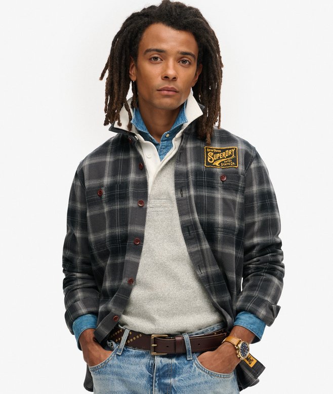 Superdry Branded Buckle Goods Belt