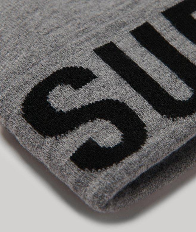 Superdry Branded Knitted Beanie