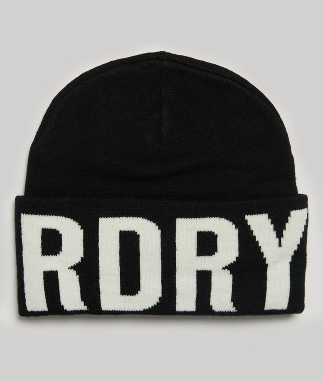 Superdry Branded Knitted Beanie