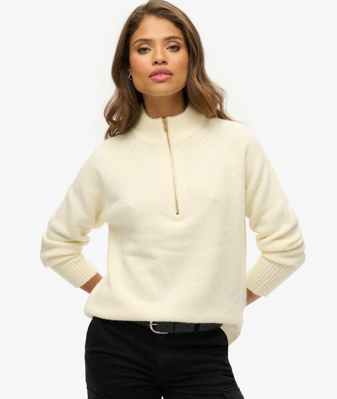 superdry Brushed Half Zip Jumper