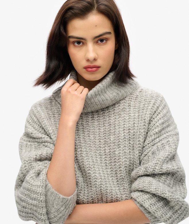 Superdry Brushed Rib Slouch Neck Jumper