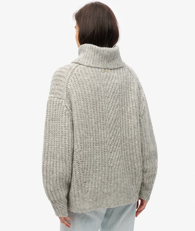 Superdry Brushed Rib Slouch Neck Jumper