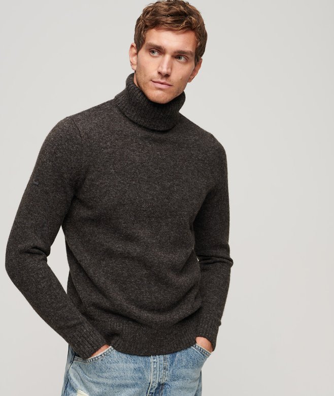 superdry Brushed Roll Neck Jumper