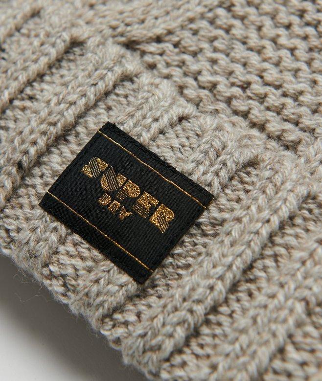 Superdry Cable Knit Beanie Hat