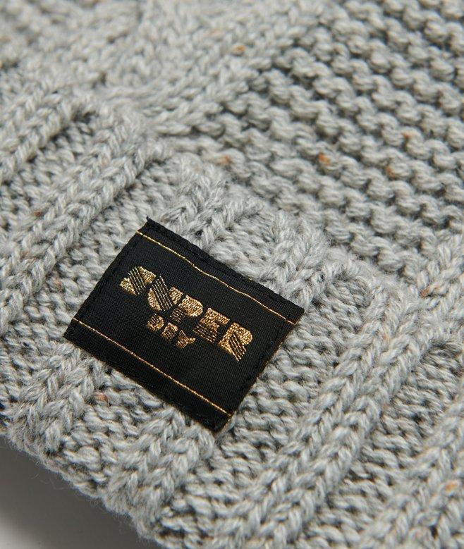 Superdry Cable Knit Beanie Hat