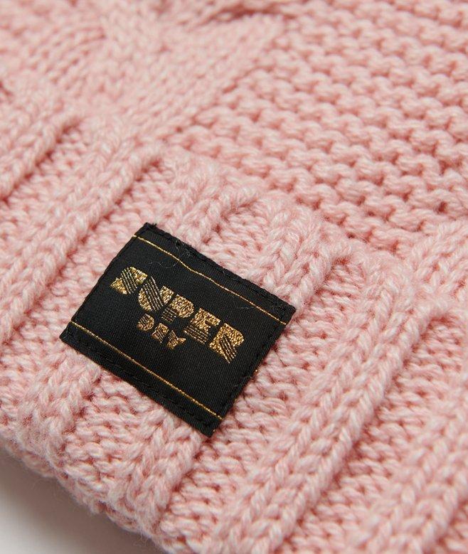 Superdry Cable Knit Beanie Hat