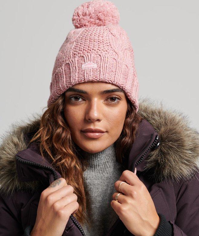 Superdry Cable Knit Bobble Beanie