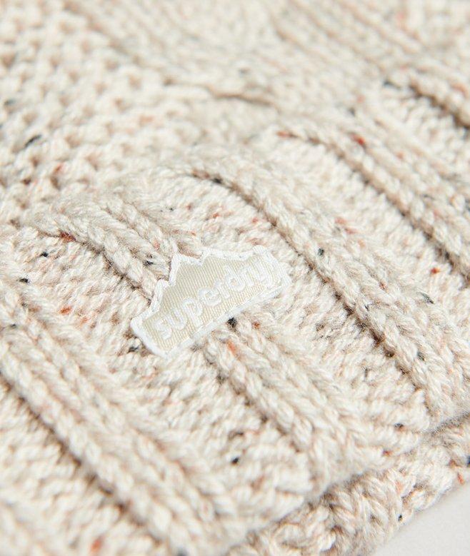 Superdry Cable Knit Bobble Beanie