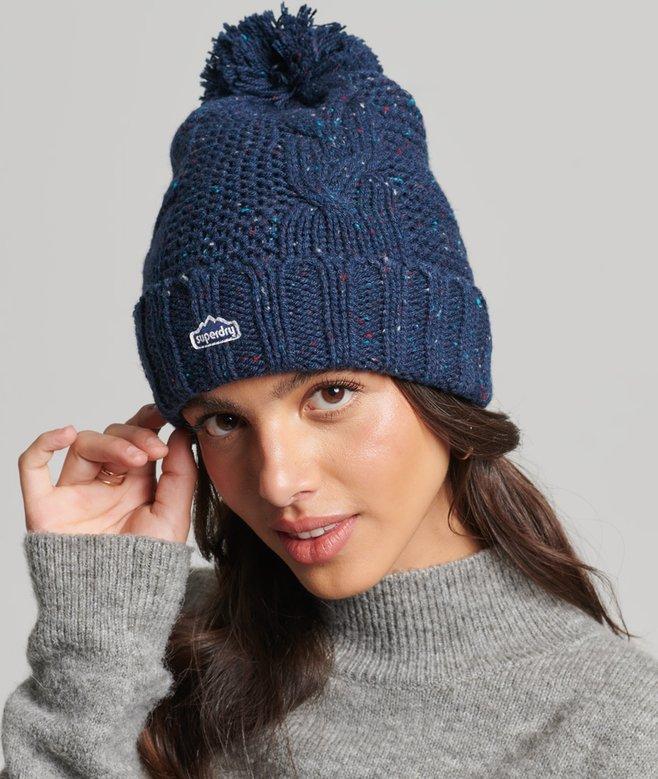 Superdry Cable Knit Bobble Beanie