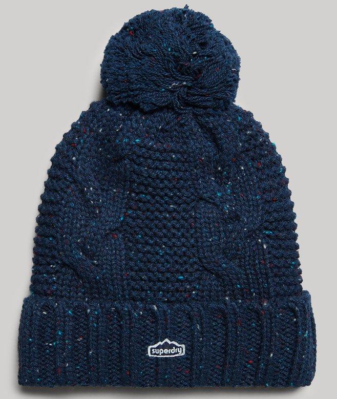 superdry Cable Knit Bobble Beanie