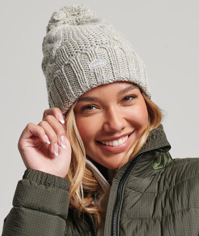 Superdry Cable Knit Bobble Beanie
