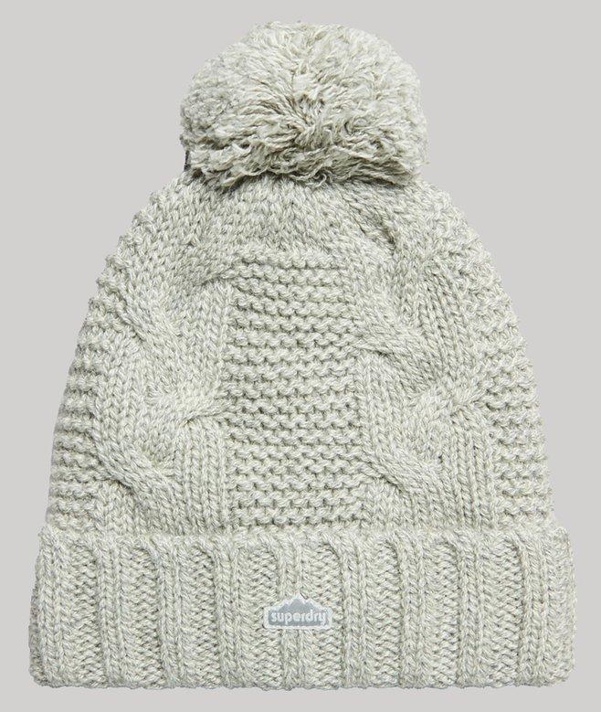 superdry Cable Knit Bobble Beanie