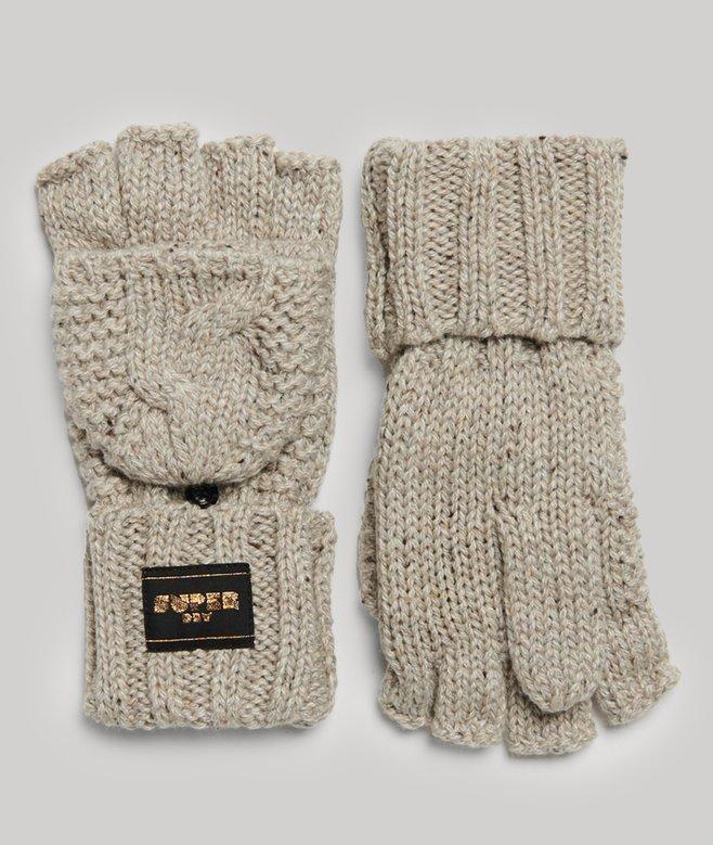 superdry Cable Knit Gloves