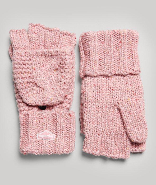 superdry Cable Knit Gloves
