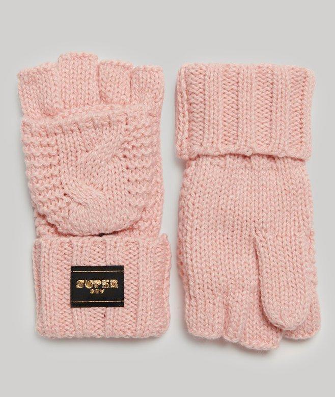 superdry Cable Knit Gloves