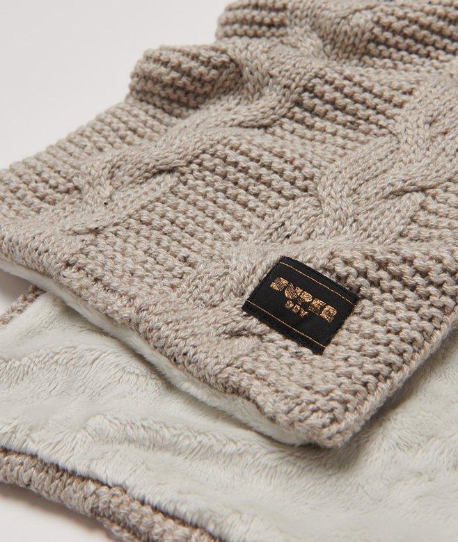 Superdry Cable Knit Scarf