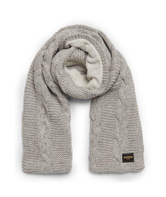 superdry Cable Knit Scarf