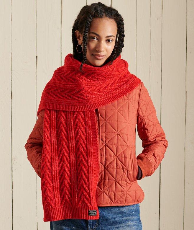 superdry Cable Lux Scarf
