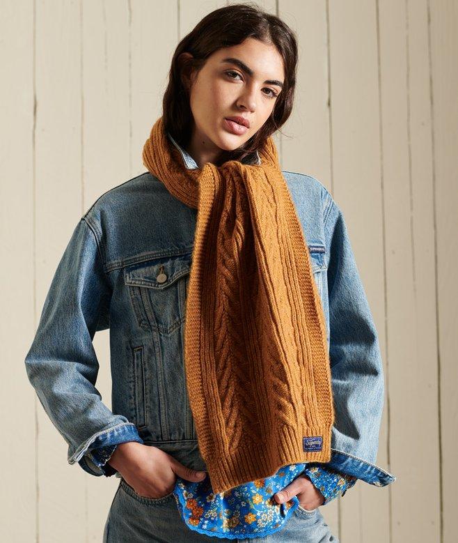 superdry Cable Lux Scarf