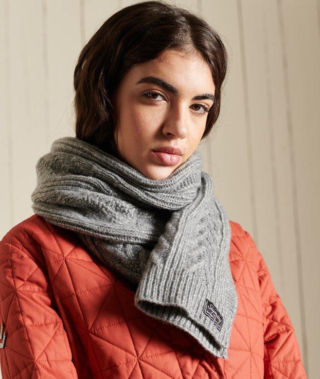 superdry Cable Lux Scarf