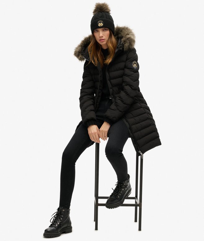 Superdry Cable Luxe Knit Beanie Hat