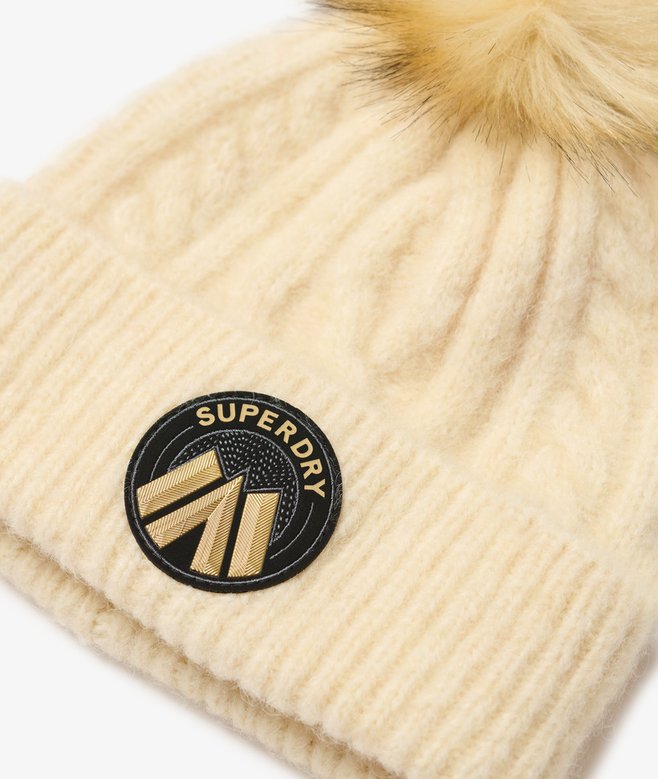 Superdry Cable Luxe Knit Beanie Hat