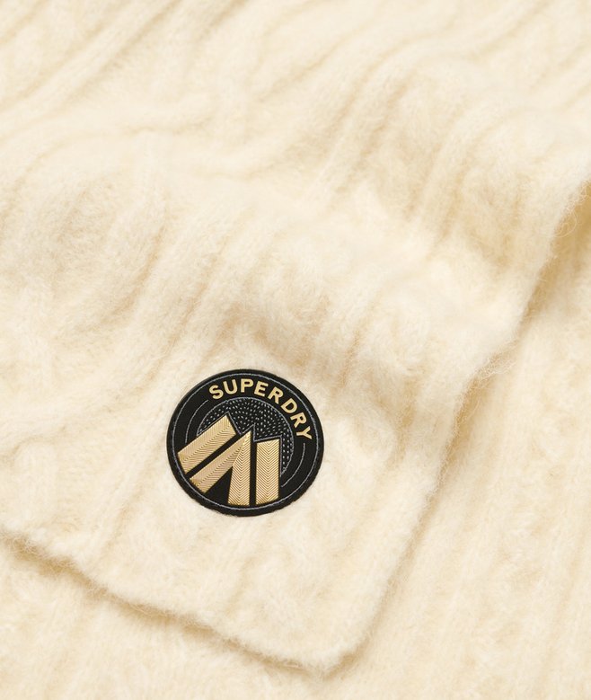 Superdry Cable Luxe Knit Scarf