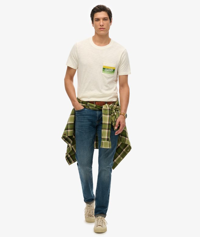 Superdry Cali Striped Logo T-Shirt