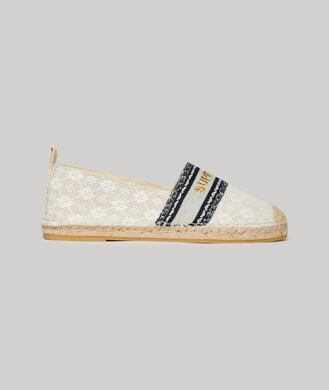 Superdry Canvas Espadrille Overlay Shoes