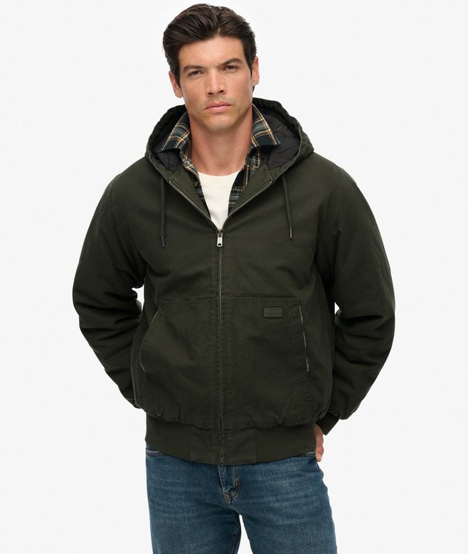 Superdry Canvas Surplus Hooded Jacket