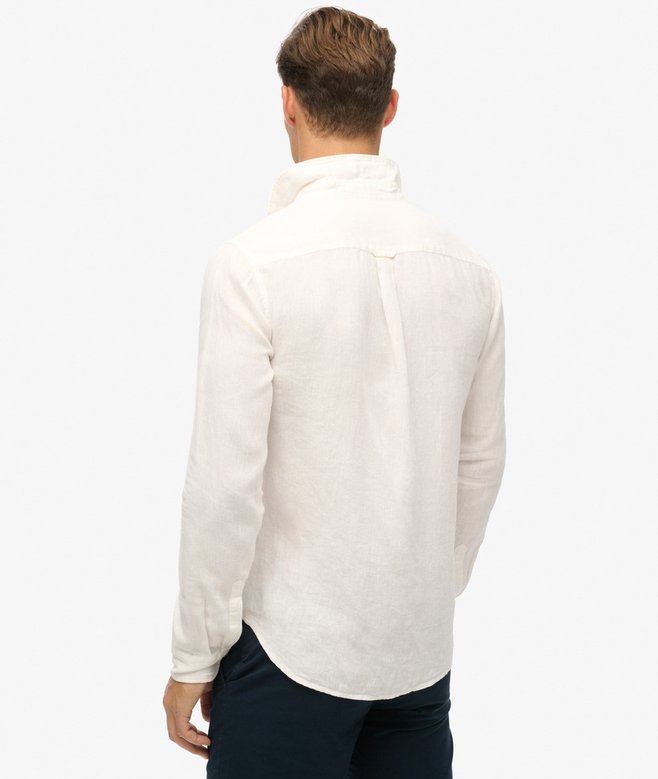 Superdry Casual Linen Long Sleeve Shirt