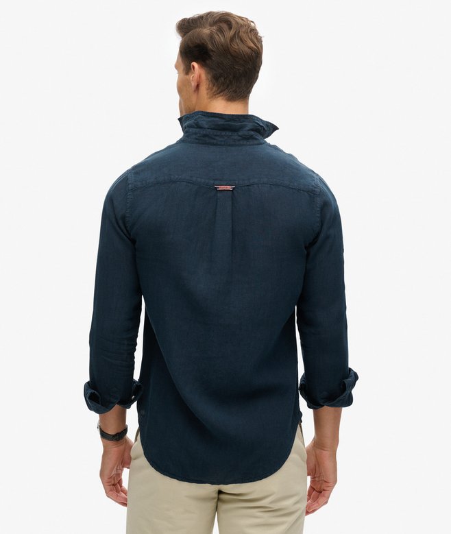 Superdry Casual Linen Long Sleeve Shirt