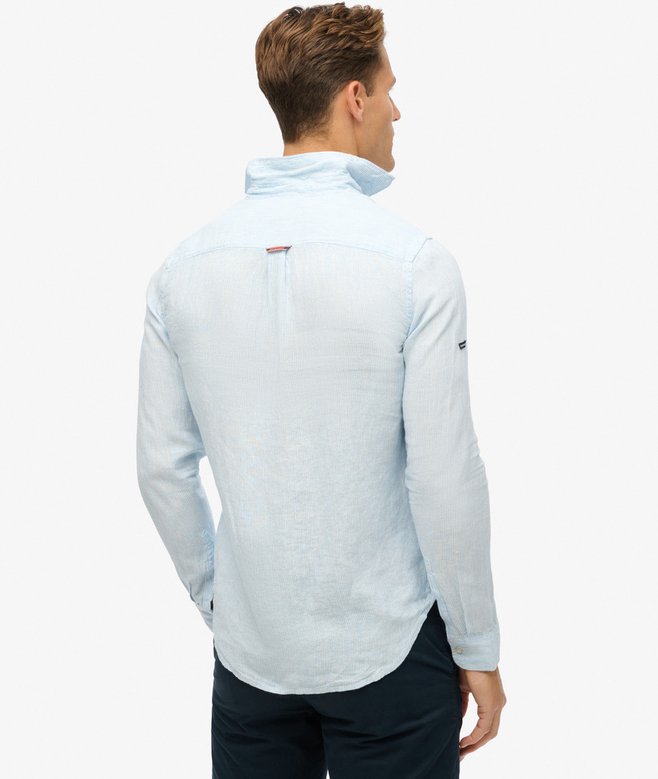Superdry Casual Linen Long Sleeve Shirt