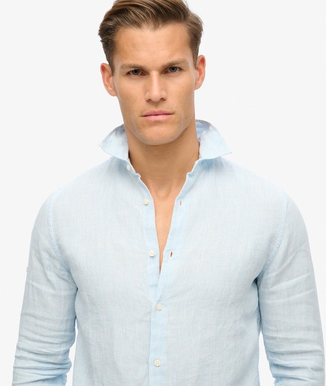 Superdry Casual Linen Long Sleeve Shirt