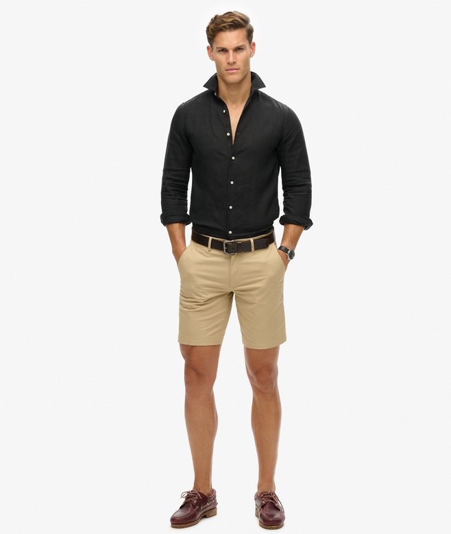 Superdry Casual Linen Long Sleeve Shirt