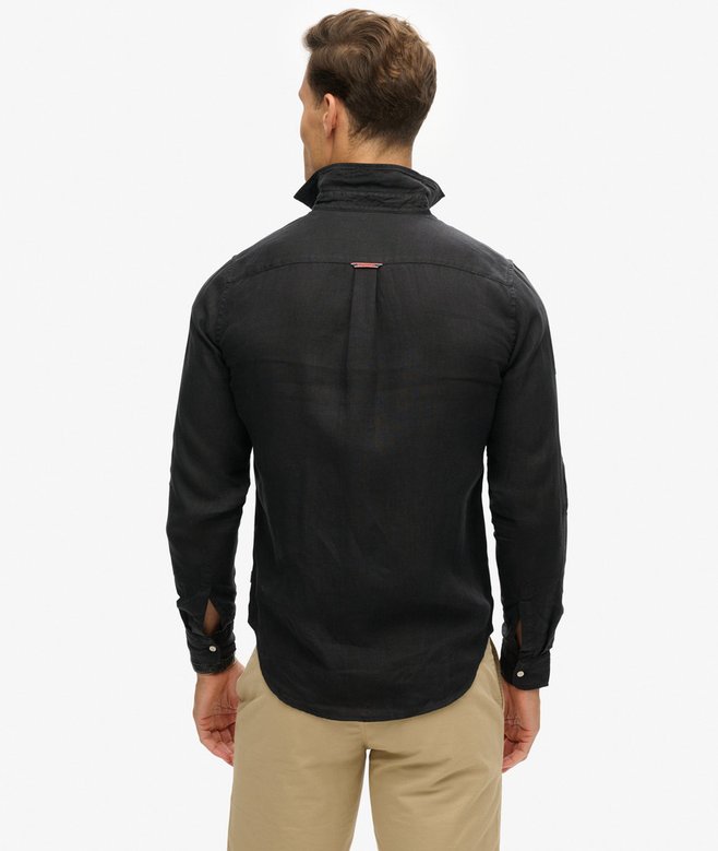 Superdry Casual Linen Long Sleeve Shirt